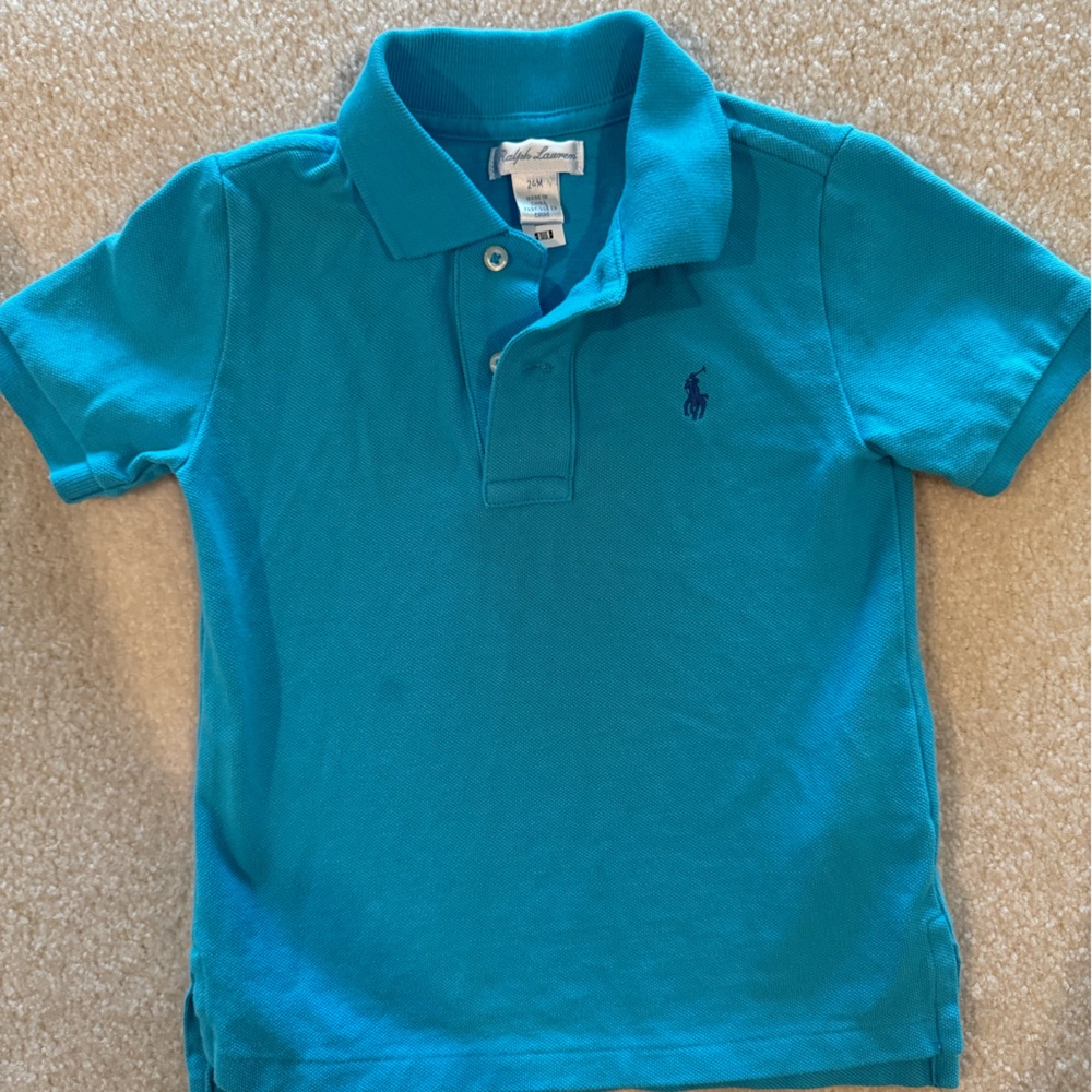 Polo by Ralph Lauren Teal Kids Polo Shirt